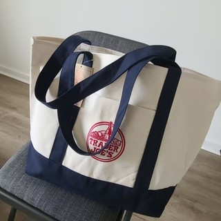 Trader Joe Túi mua sắm cỡ lớn Túi Tote Túi đeo vai dung tích lớn