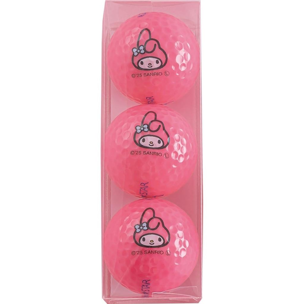 Kasco KIRA STAR × Sanrio Character Golf Balls – Bóng Golf Khoảng Cách, Cảm Giác Mềm, Đường Bay Cao