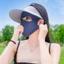 Mặt nạ chống nắng toàn mặt Ice Silk UV Proof Thoáng khí 3D Face Cover