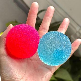 Squishy Blue Ice Ball Maltose Fidgets Đồ chơi chống căng thẳng Mochi Đồ chơi bóp phục hồi chậm để tập thể dục tay