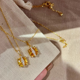Trang sức zircon nhiều màu sắc phong cách châu Âu phù hợp với nữ