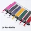 AFTEROF 30 Cái / hộp Bút Chì Cơ Nạp Lại, Bút Chì Tự Động 1.3 Mm Có Thể Thay Thế, Bút Chì Cơ Màu Thay Thế Đổ Lại Đồ Dùng Viết Trường Học Phụ Kiện
