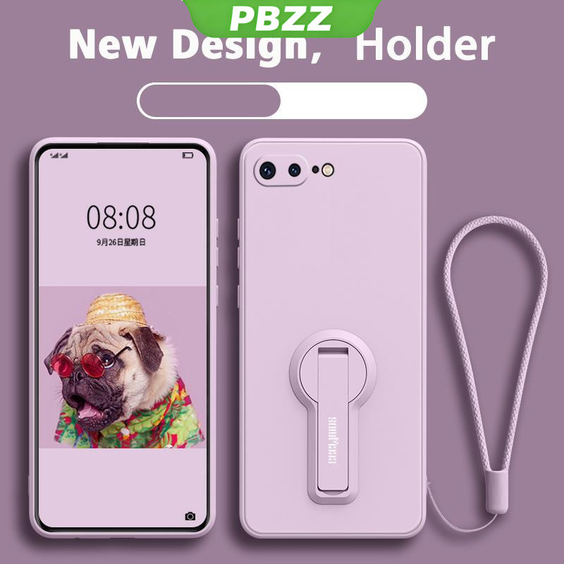 Ốp lưng iPhone 7 Plus/8 Plus/SE 2020/SE 3 2022, viền vuông, silicon bảo vệ, chống sốc, kèm giá đỡ 360°, thiết kế mới