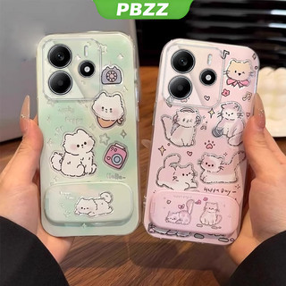 Ốp lưng cho redmi note 14 4g redmi note 14 pro plus 14 pro + 5g Vỏ điện thoại Vỏ mềm Bảo vệ silicon chống sốc Vỏ trong suốt thiết kế mới thẩm mỹ CARTOON CAT có giá đỡ TYYMZJ01