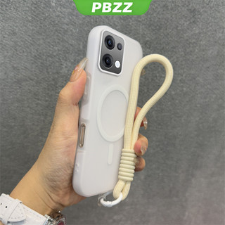 Ốp 2 Trong 1 Cho oppo Reno 13 14 pro 5G reno13 reno14 F 14F 13F 5G Vỏ Điện Thoại Chống Sốc Thiết Kế Mới Thẩm Mỹ Vỏ Thạch Màu Kép Có Dây Buộc Từ Tính Không Dây GDBSWX01