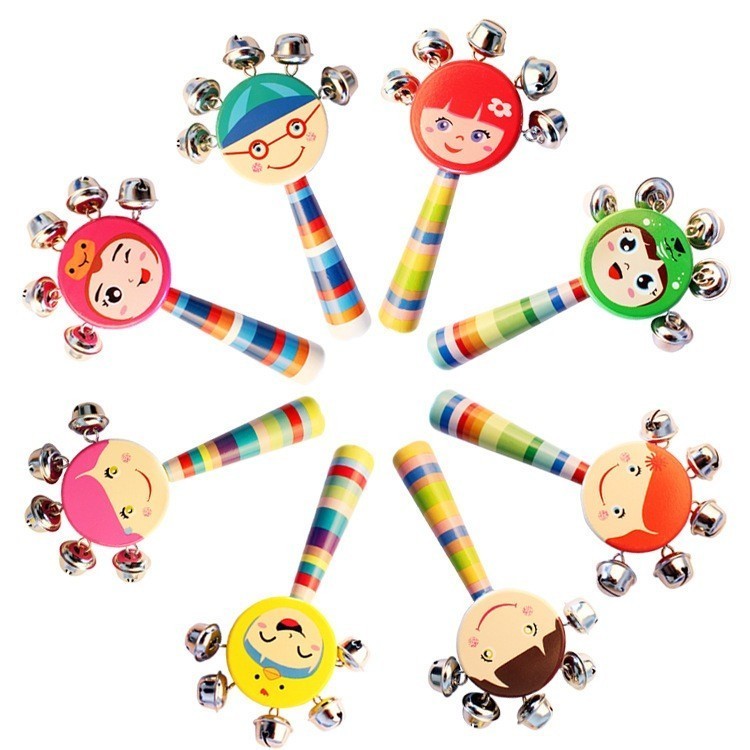 Đồ Chơi Xúc Xắc Cho Trẻ Sơ Sinh Cầm Tay Kích Thích Giác Quan Doudou A36