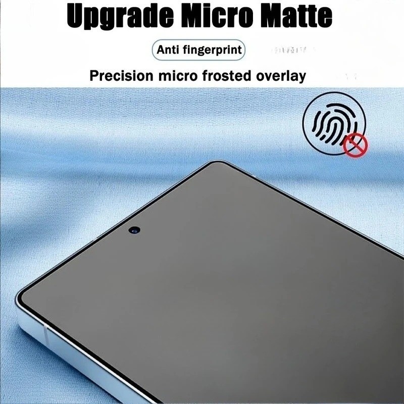 1-2 Miếng Dán Bảo Vệ Màn Hình Chống Trầy Xước Phim Mờ Cho iQOO Z10 Z10R Z10x Z11 Z11x Turbo Pro Plus Lite Chống Gián Điệp Riêng Tư Chống Ánh Sáng Xanh Hydrogel Phim HD Mềm