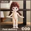 Doutie 1 Búp Bê 16cm Với Biểu Hiện Khác Nhau, Búp Bê BJD 1 / 8 Dễ Thương, 13 Khớp Di Chuyển Được Búp Bê Bé Gái Đồ Chơi VN