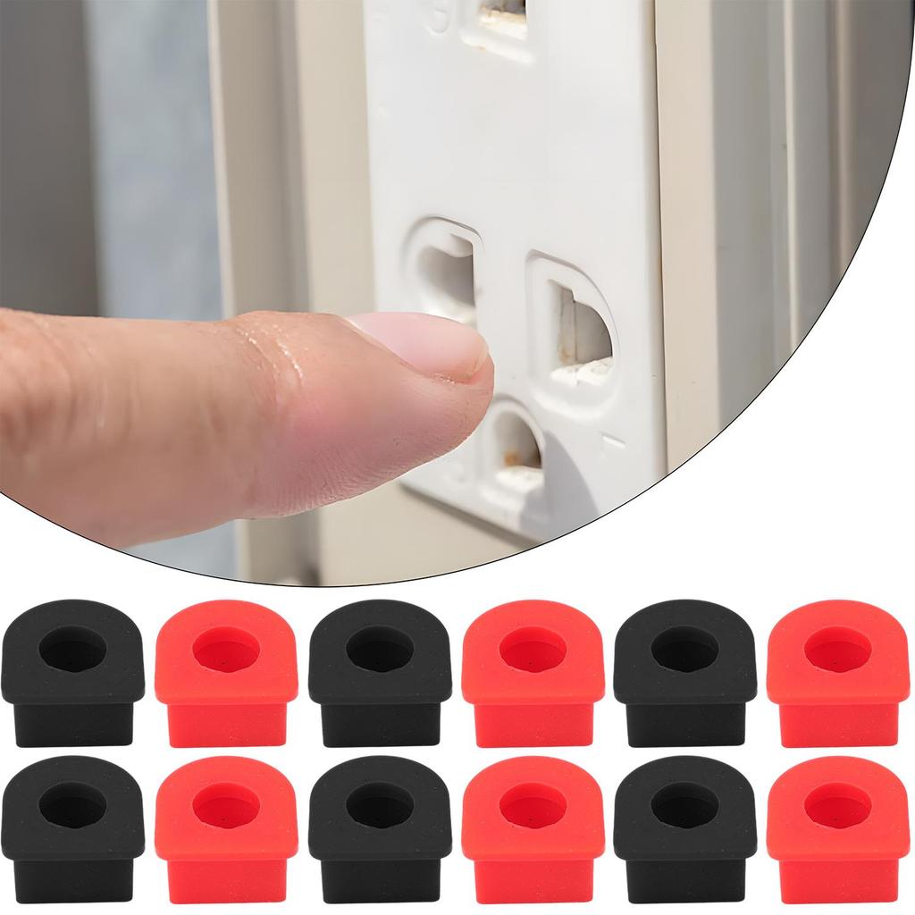 2 / 4 Cặp - Đầu nối Anderson Phích cắm bụi silicon Chống bụi chống nước, Vỏ đen đỏ cho Caravan Điện năng lượng mặt trời, Con dấu chịu thời tiết