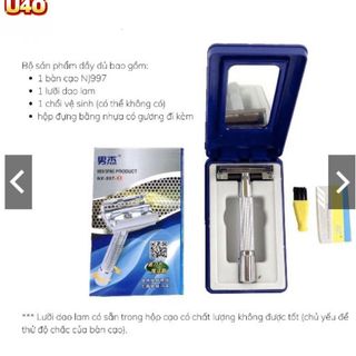 Dao Cạo Râu, Bàn Cạo Râu Inox NANJIE NJ997