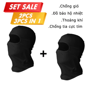 Muso Balaclava Bandana - Mũ trùm đầu nam chống tia UV, phù hợp cho đi xe đạp và xe máy ngoài trời