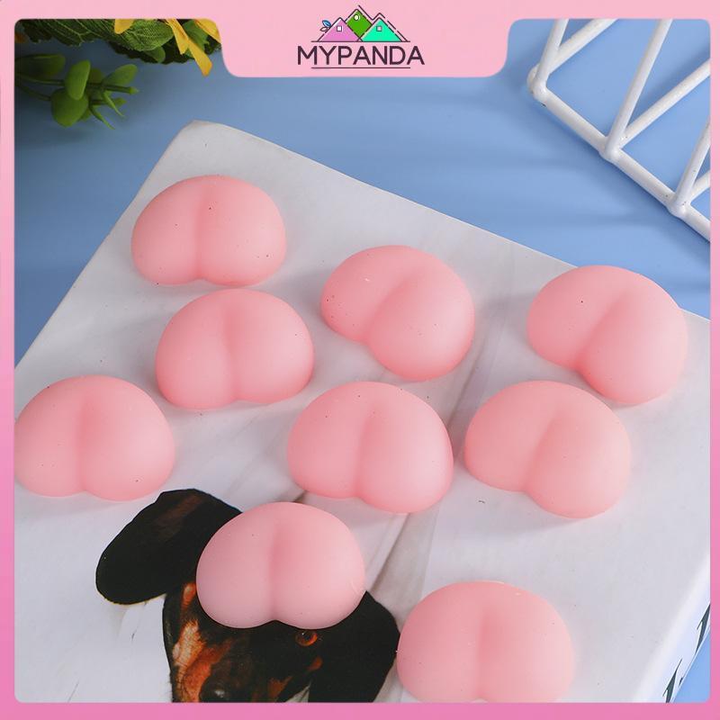 MYPANDA 10 / 30 / 50 Fun Mông Mochi Squeezable 3D Giảm Căng Thẳng Đào Mông Stiers Cho Phụ Kiện Trang Trí Điện Thoại Đồ Chơi.