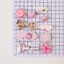 Set Charm Dĩa Mèo Hello Kitty đeo kính , Hello Kitty caro- Set Cute Kawaii Mini – Charm Nice Smile Hoa Tim Ngôi Sao