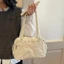 Túi đeo vai AWNGD, Túi đeo chéo Nylon dung tích lớn, Túi Tote màu trơn nhẹ thời trang dành cho nữ