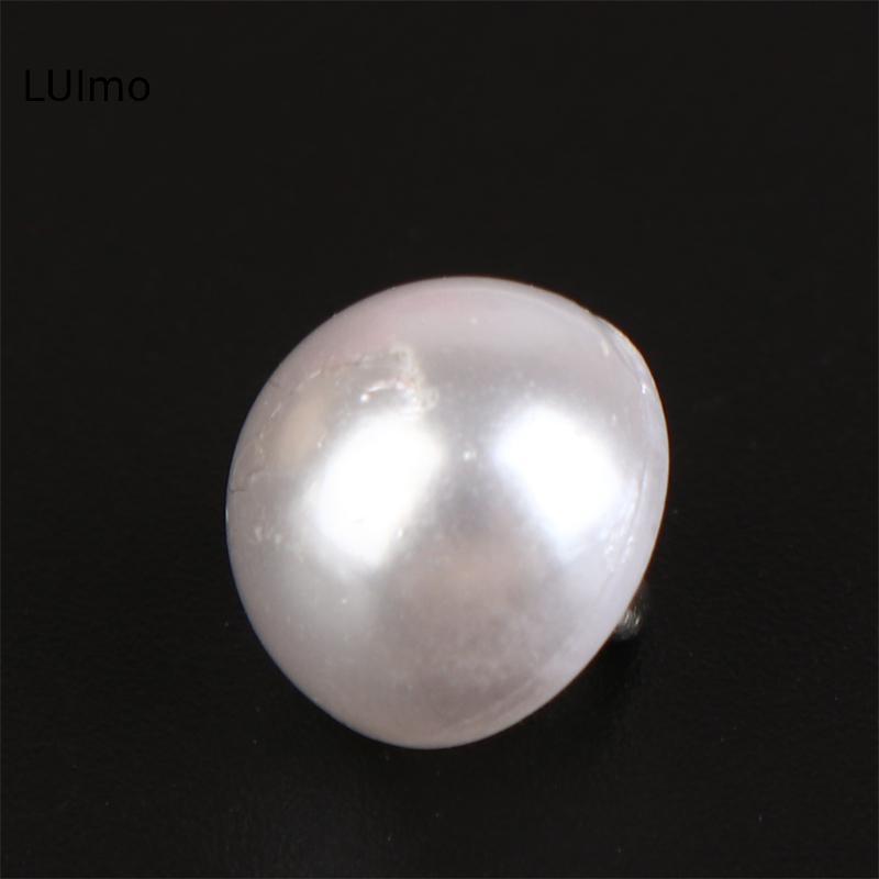 Nút áo nhựa LUImo hình bán nguyệt 10mm/12mm - Trang trí quần áo DIY