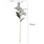 Hoa Ly Giả Phong Cách Phục Hưng Châu Âu 70cm (3 Đầu Hoa) Hoa Lụa Cao Cấp Decor Phòng Khách Bàn Ăn Sang Trọng Phụ Kiện Chụp Ảnh (1 Cành)