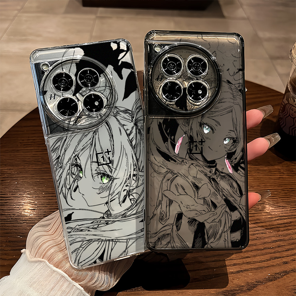 Anime FRIEREN Mềm TPU Trong Suốt Ốp Lưng Điện Thoại Oneplus Ace 6 / 15 13 13R 13T 12 12R 11 Ace 5 Pro Ace 3 3V 2V Nord 5 / Bảo Vệ Camera Chống Sốc One plus Cover