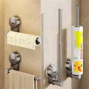 Cc Bộ phân phối khăn giấy và bọc nhà bếp chống trượt tiện lợi có thể thu vào