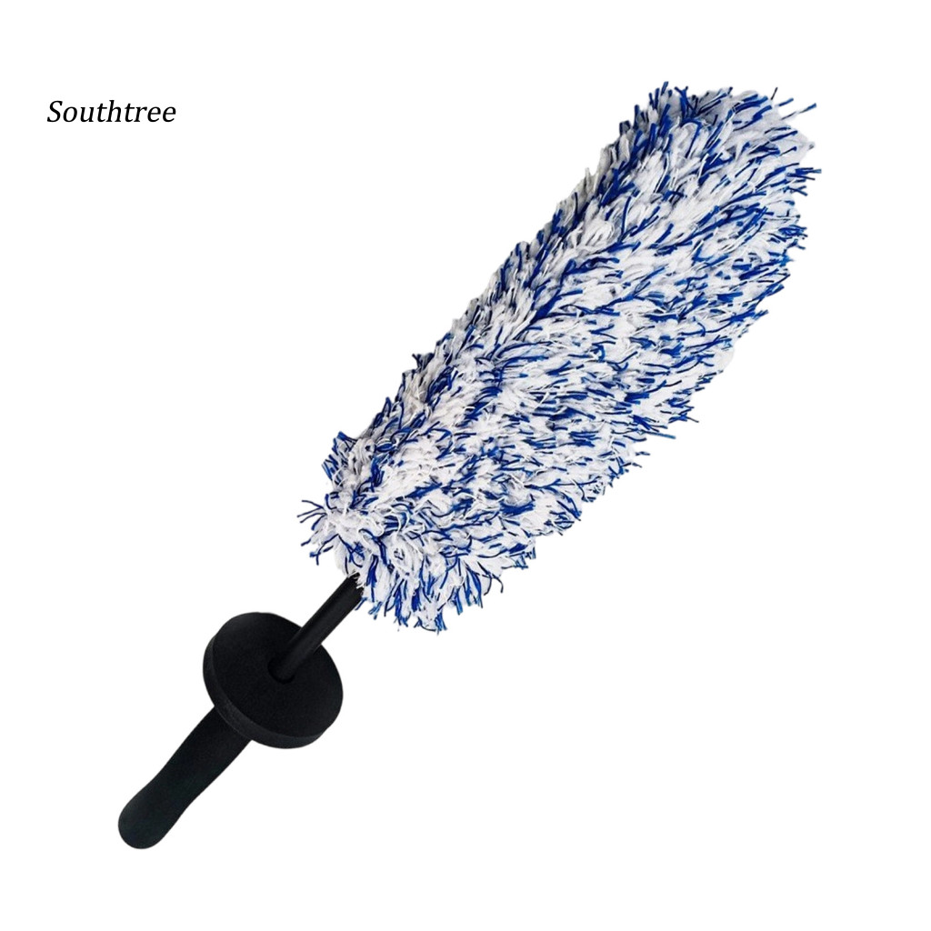 SOU _ Bàn chải lốp làm sạch bánh xe ô tô 42cm Bàn chải bánh xe ô tô sợi nhỏ – Dụng cụ làm sạch vành lốp bằng sợi tổng hợp mềm Dụng cụ rửa xe đa chức năng cho lốp dễ dàng cho khu vực Đông Nam