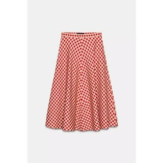 Váy ca rô chữ A có dây kéo dành cho nữ mùa xuân ZA 2535174