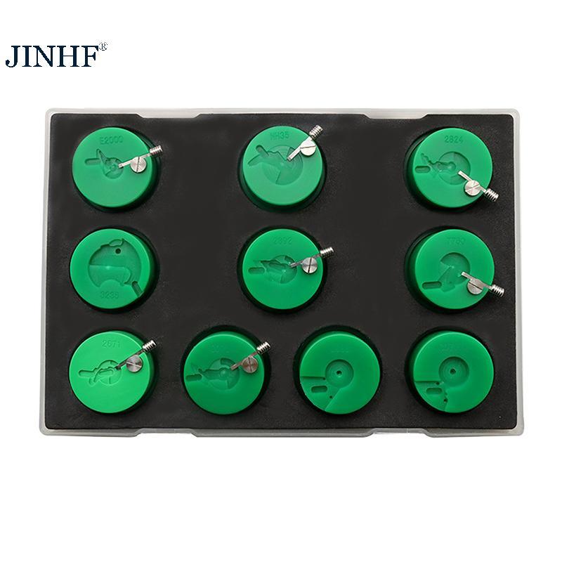 Công cụ sửa chữa đồng hồ JINHF L888 C07.111 Công cụ điều chỉnh tốc độ 2824 Lò xo tóc Xoay bánh xe cố định chuyển động ghế Silicon Loại bỏ con lắc HOT