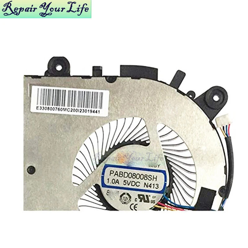 Laptop CPU GPU Quạt Làm Mát Cho MSI GF65 Mỏng 10SD 10SDR 10SE 10SER 9SD 9SE 9SEX 9SEXR PABD08008SH N413 PAAD06015SL N433