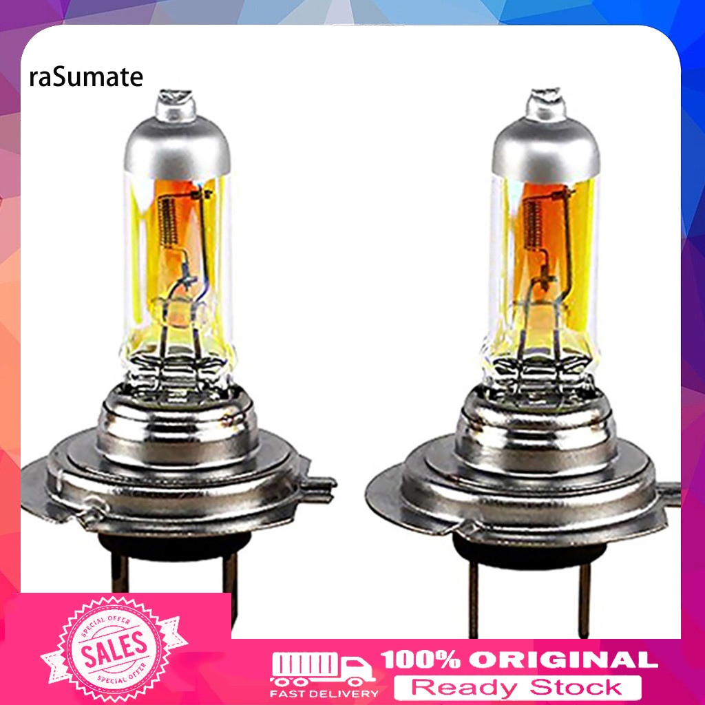 < rasumate > 2 Chiếc Ô Tô Siêu Sáng H7 Xenon Halogen Đèn Pha Trước Bóng Đèn 12V