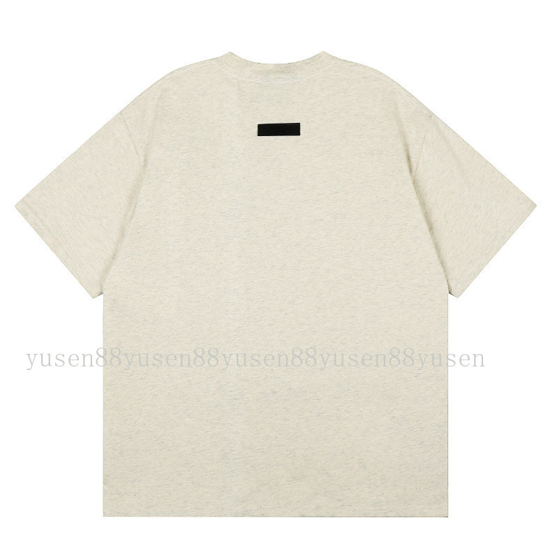 Áo thun nam nữ tay ngắn chất cotton thoáng khí, dây rời, phong cách đường phố thời thượng
