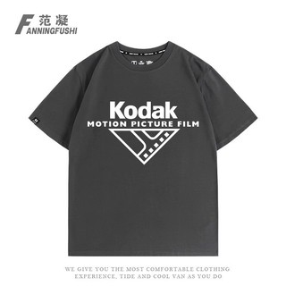 Áo Thun Nam Cotton Hè Với Họa Tiết Thời Tràng Từ Phim Chụp Hình Kodak