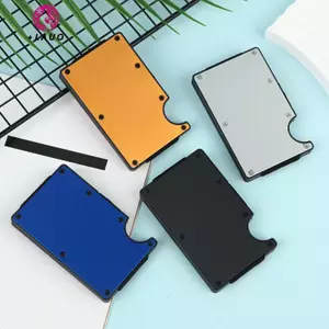 Springevenstar RFID Ví tối giản dành cho nữ Hộp đựng thẻ siêu mỏng Kẹp tiền an toàn Hoàn hảo cho cuộc họp kinh doanh du lịch Springevenstar