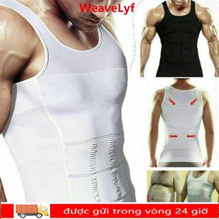 WEAVELYF Body Shaper Đồ lót thể thao Áo sơ mi nam Shapewear