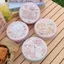 Hộp đựng kẹo AMLU, Hộp đựng bánh quy cứu trợ họa tiết hoạt hình Hộp sắt, Hộp đóng gói quà tặng hình tròn dung tích lớn cho đám cưới