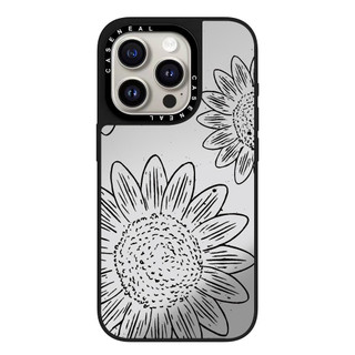 Ốp điện thoại trong suốt gương hướng dương dòng CASENEAL Thích hợp cho iPhone 17ProMax 17pro 17 air 16promax 16 15promax 15 14promax 13 13promax Ốp lưng cứng chống rơi thời trang