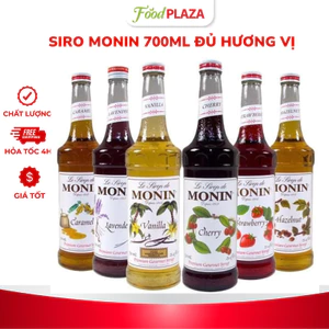 Siro Monin 700ml Đủ Hương Vị Chuẩn Pha Chế Chuyên Nghiệp
