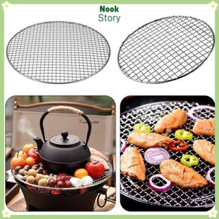NOOKSTORY Grill, Giá nướng sắt chống dính, Dụng cụ nấu ăn có thể tái sử dụng tròn