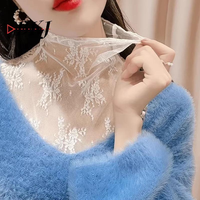 Cổ Áo Giả Hoa Ren Thời Trang Cho Nữ, Tháo Rời Dễ Dàng, Phù Hợp Với Nhiều Loại Trang Phục