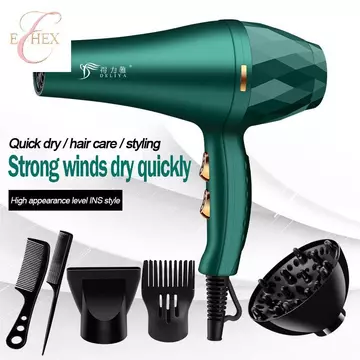 Máy sấy tóc HGVN Máy sấy tóc có bộ khuếch tán Bàn chải tóc Máy sấy tóc có hương thơm Máy sấy tóc công suất cao 800W HOT
