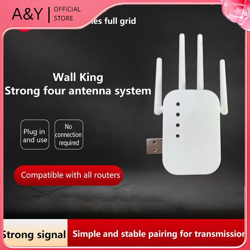 Bộ định tuyến WiFi A & Y 1PC Bộ định tuyến tăng cường tín hiệu tầm xa Bộ lặp không dây 300Mbps Bộ khuếch đại mở rộng tín hiệu WiFi 2.4G.