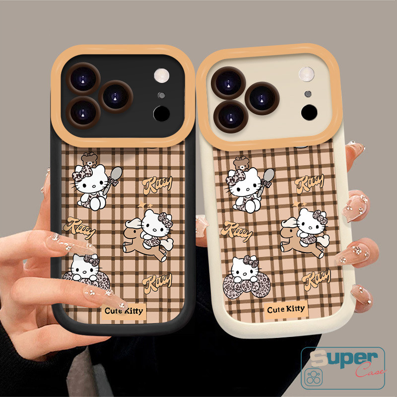 Ốp Lưng Cho Vivo Y100 Y18 Y21 Y28 Y03 Y20i Y100i Y15A Y02 Y28 Y22 Y91 Y15S Y03T Y36 Y18S Y15 Y02T Y17S Y12S Y12 Y27 Y17 Y20 Sanrio Kitty Mèo Và Ngựa Trojan