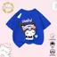 màu họa tiết cotton bé gái size 90-150cm Áo