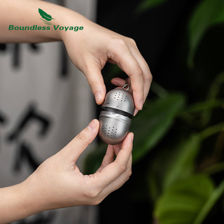 Boundless Voyage Tea Strainer Infusers Tea Ball với chuỗi mở rộng và móc cho trà rời Ti3207A