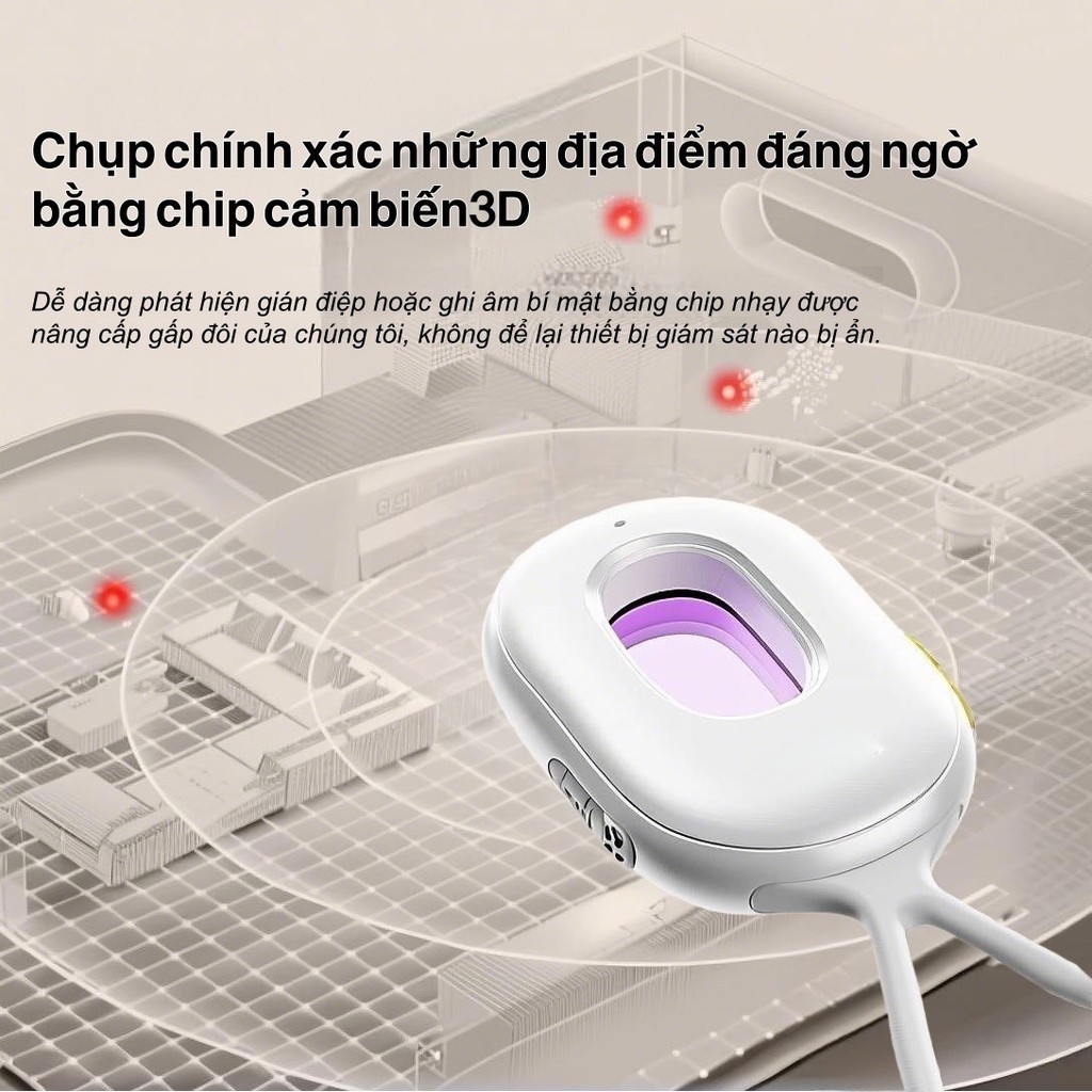 Máy Dò Ống Kính Ẩn  Bảo Vệ An Ninh Chống Nhìn Trộm
