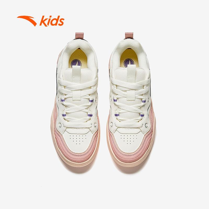 ANTA Kids Giày Sneaker Thời Trang Đế Bằng Bé Gái Microbread  Êm Nhẹ Thoáng Khí A22538035