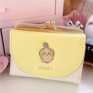 Dễ Thương Ika Usaki Ví Ngắn Đựng Thẻ Chân Nhỏ Tám Nhỏ Dễ Thương Sinh Viên Nhật Bản Hoạt Hình Tự-Ikawa