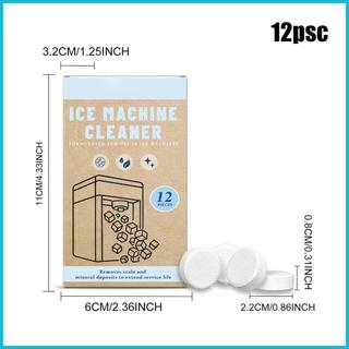 Máy Làm Đá 12 Miếng Máy Làm Đá Viên Làm Sạch Mạnh Mẽ Descaler Cho Nhà Bar Nhà Hàng Cửa Hàng Khách Sạn enmdavn