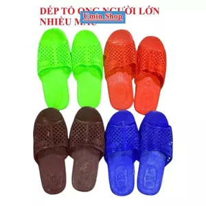 Dép Tổ Ong Đế Mỏng Nam Nữ Đi Trong Nhà Tắm, Văn Phòng, Dép Nhựa Mềm Đế Chống Trơn Trượt