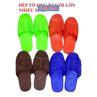 [ DÉP DẺO-LOẠI 1 ] Dép Tổ Ong Đế Mỏng Nam Nữ Đi Trong Nhà Tắm, Văn Phòng, Dép Nhựa Mềm Đế Chống Trơn Trượt
