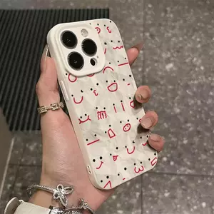 Chữ màu trắng cho trường hợp iPhone 16 iPhone 14promax All Inclusive 15Plus Tính cách 13 Mới