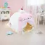 Lều ngủ nhà búp bê gamchiano Nhỏ gọn, Lều thu nhỏ trang trí, Phụ kiện nội thất Giường ngủ hình sang trọng cho bé gái Bé trai Bộ sưu tập