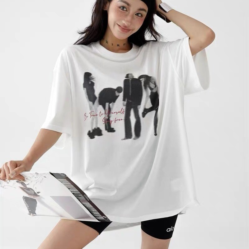 Áo Thun Nữ Graphic Tee Form Rộng Phù Hợp Mùa Hè